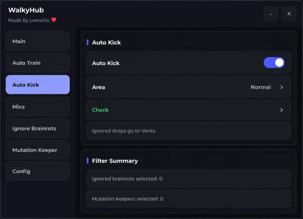 Script Auto Kick and Auto Train Roblox