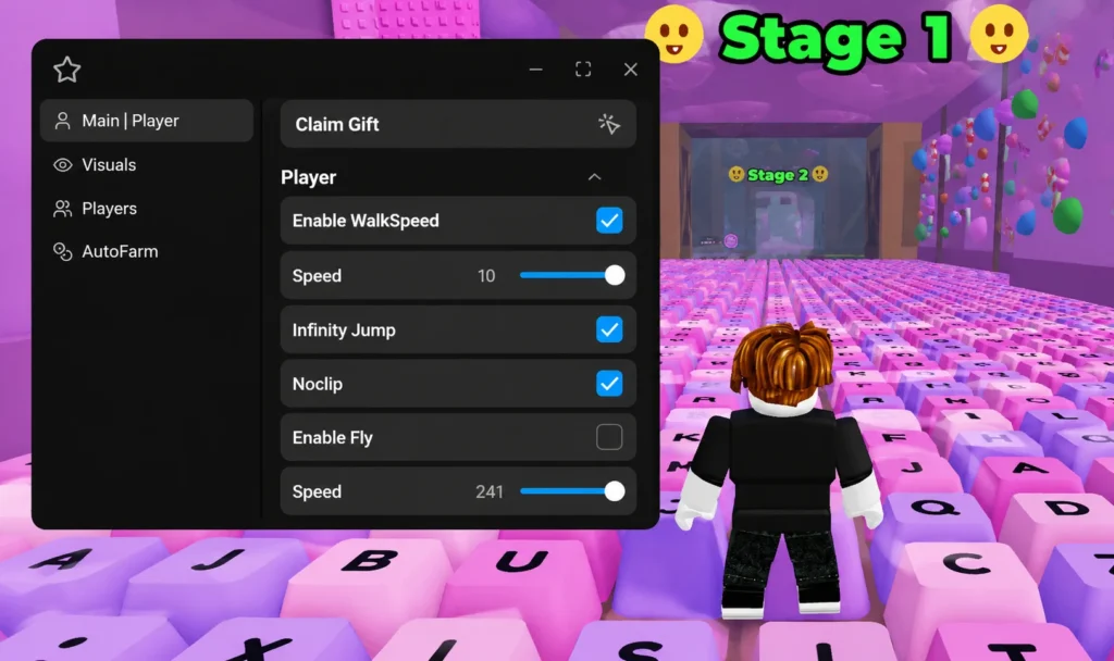 Script +1 Speed Slime Keyboard Escape Keyless - Auto Speed, Escape Farm & Fast Progress