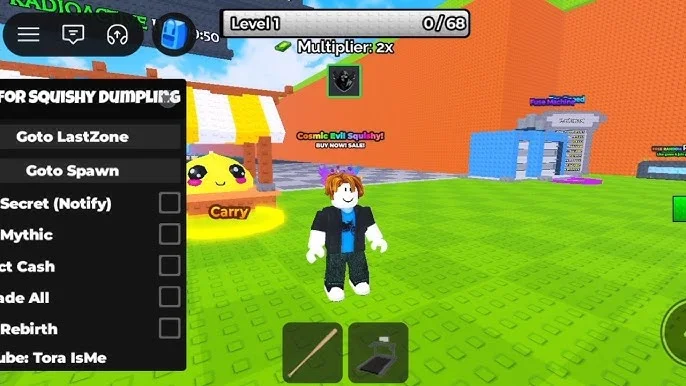 Script +1 Squish a Dumpling Escape tora isme no key