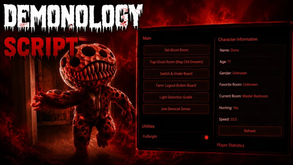 SCRIPT [UPD] Demonology🕯️ghostesp cheats hacks codes