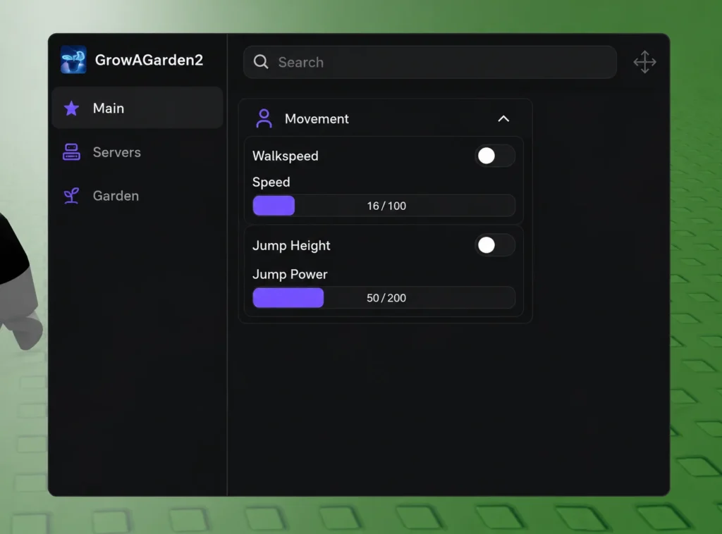 script Speed Hub Grow a Garden 2 (no Key)