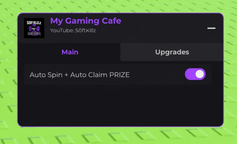 Script Dubu Hub My Gaming Cafe Auto Spin Auto Equip no key