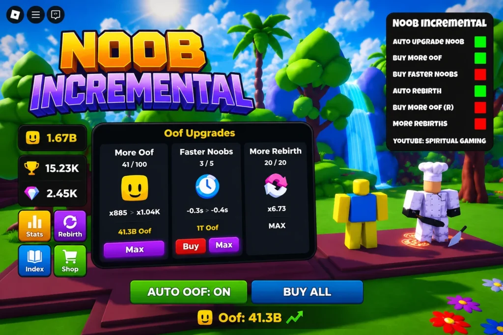 Script Noob Incremental auto farm auto tier