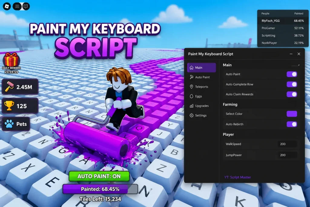Script Roblox Paint My Keyboard