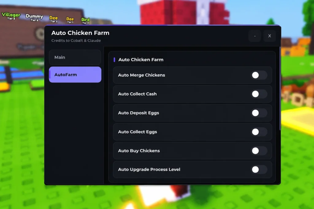 Script Chicken Farm Walky Hub