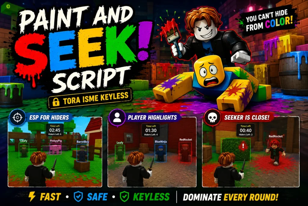 script updated latest [🎨] Paint And SEEK
