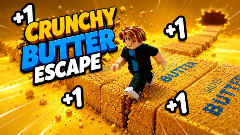 +1 Crunchy Butter Escape Roblox (keyless)