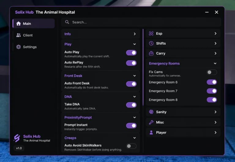 Animal Hospital Script solix Hub