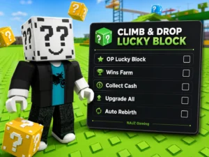 Climb and Drop a Lucky Block