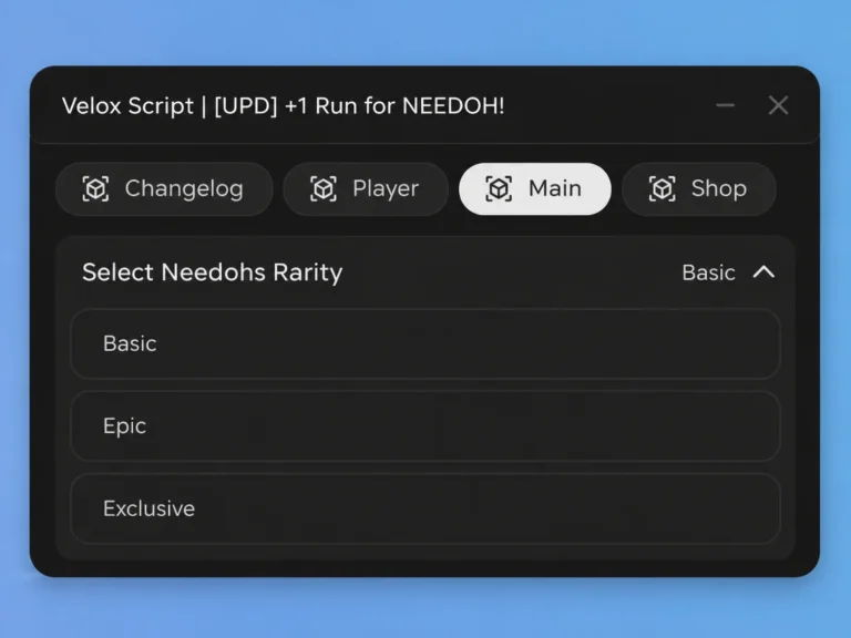 +1 Run for NEEDOH GUI Script (no Key)