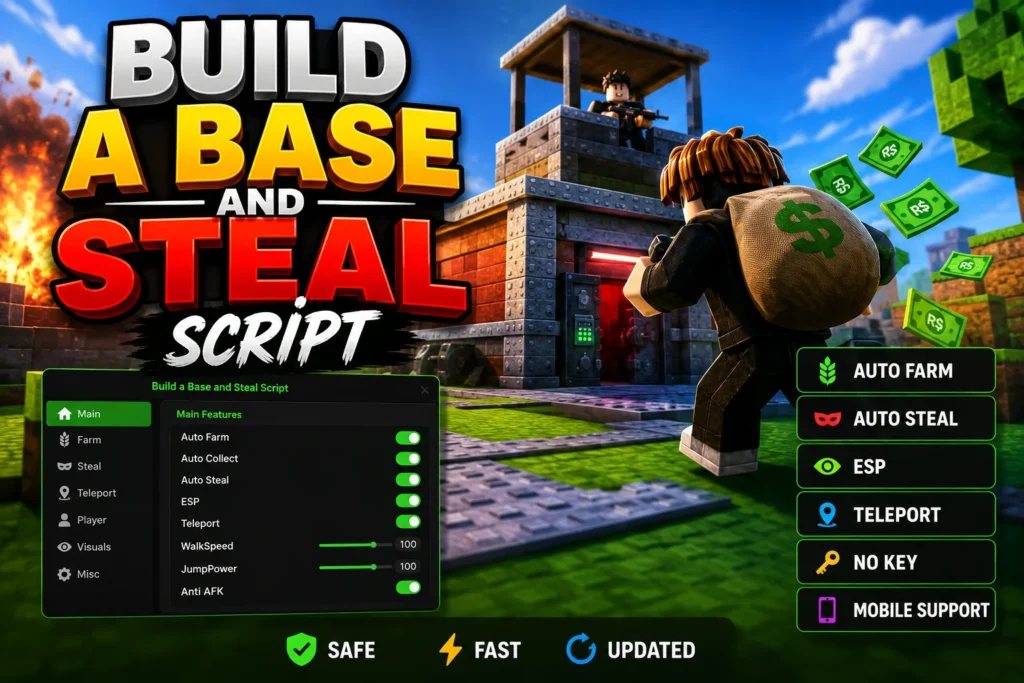 Build a Base and Steal Script no key