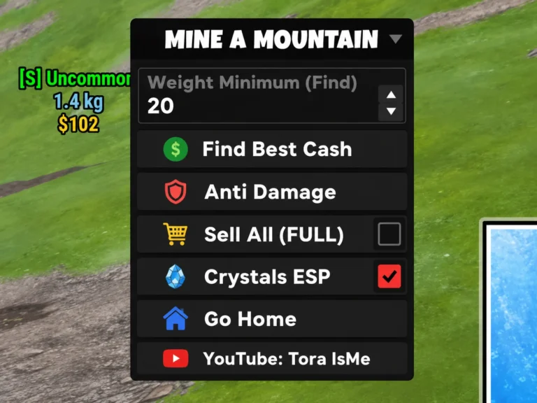 [⛰️] Mine a Mountain Tora Isme Script [no key]